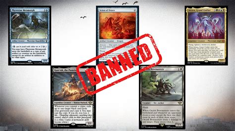 MTG Banned and Restricted List and Announcements。